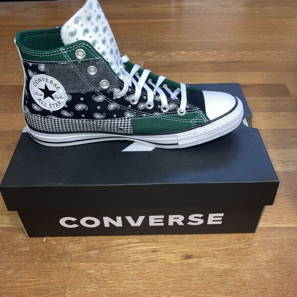 Converse Other - Converse Chuck Taylor All Star Hacked Paisley Green Men's Size 9.5
